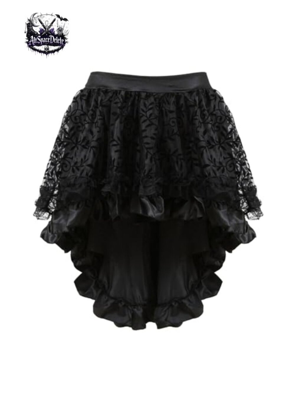 Steampunk High Low Skirt Plus Size Renaissance Pirate Cosplay